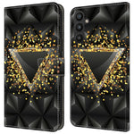 For Samsung Galaxy A25 5G (Global) (161.0 x 76.5 x 8.3mm) Case Wallet Scratch-resistant Phone Stand Cover