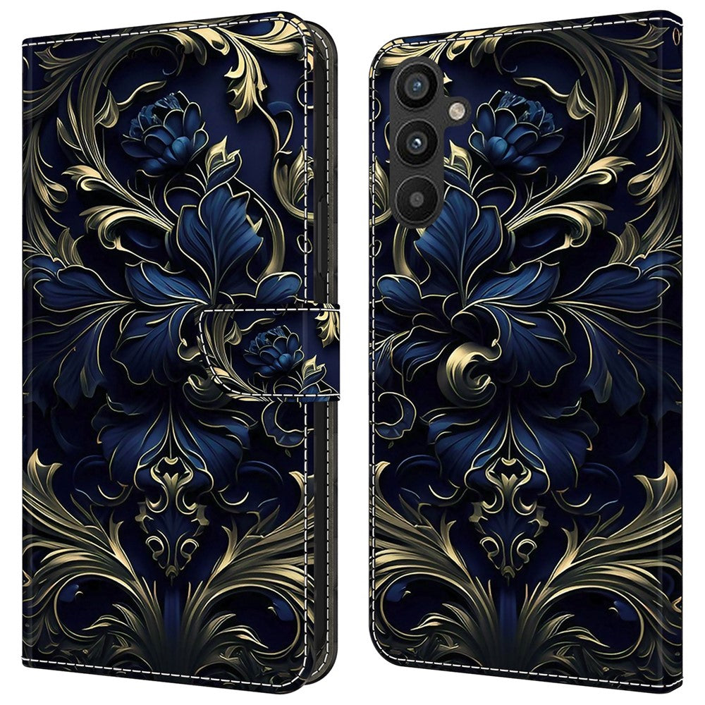 For Samsung Galaxy A25 5G (Global) (161.0 x 76.5 x 8.3mm) Case Wallet Scratch-resistant Phone Stand Cover