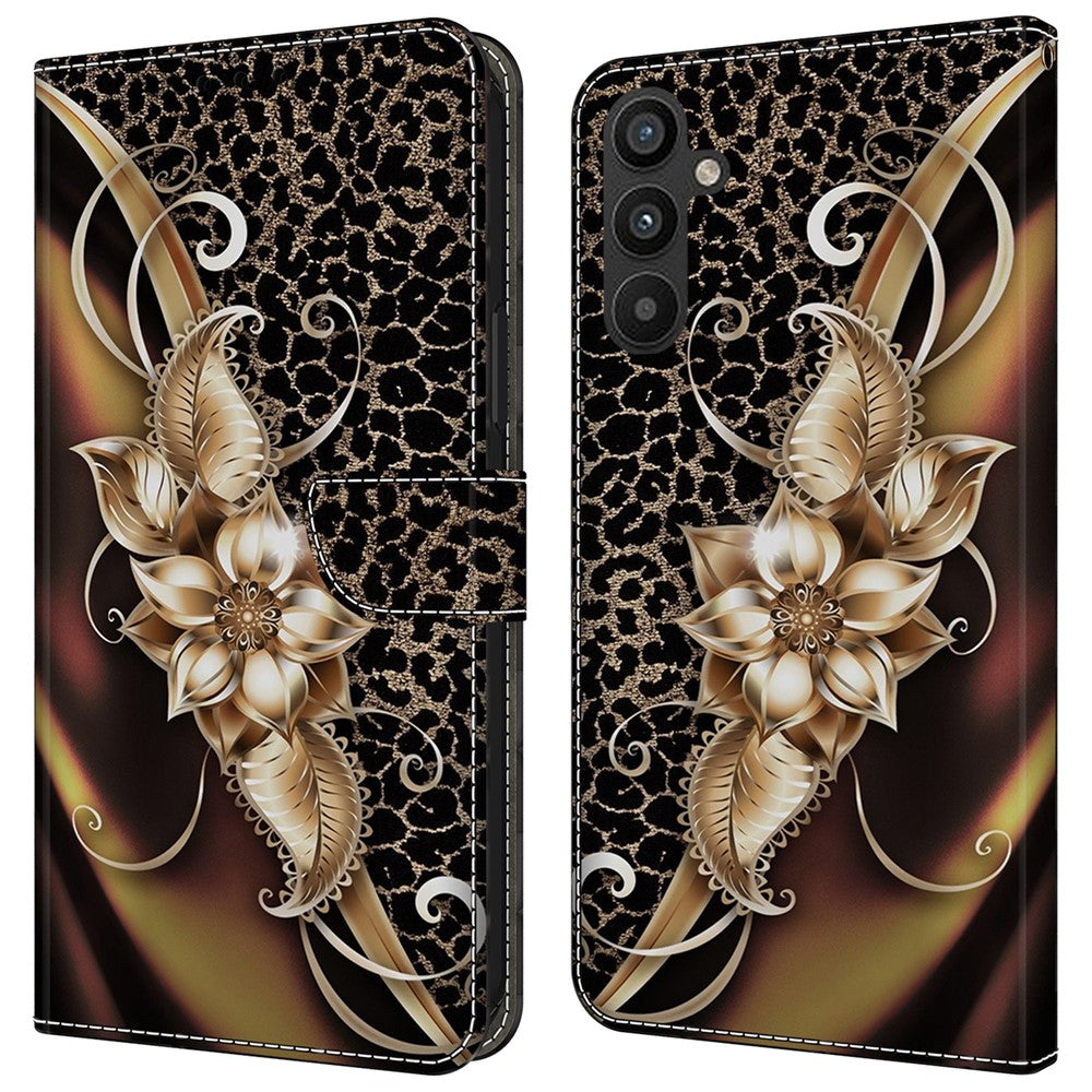 For Samsung Galaxy A25 5G (Global) (161.0 x 76.5 x 8.3mm) Case Wallet Scratch-resistant Phone Stand Cover