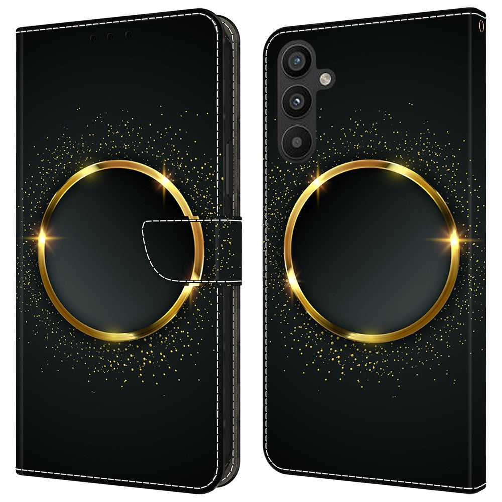 For Samsung Galaxy A25 5G (Global) (161.0 x 76.5 x 8.3mm) Case Wallet Scratch-resistant Phone Stand Cover
