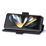 LC.IMEEKE Til Samsung Galaxy Z Fold6 5G Etui Kulfiber Tekstur Magnetisk Lukning Telefoncover
