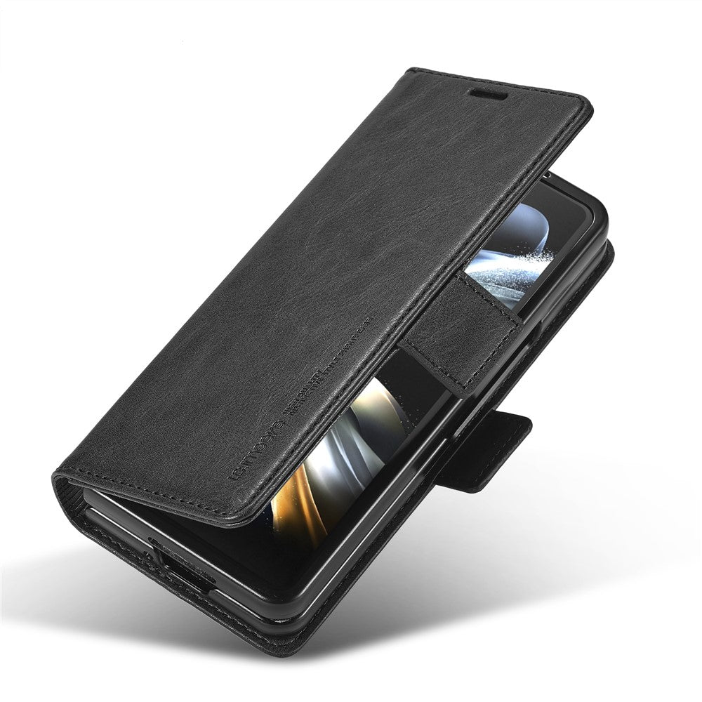 LC.IMEEKE til Samsung Galaxy Z Fold6 5G telefoncover med stander, PU-læder og RFID-blokerende pung
