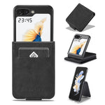 LC.IMEEKE RFID-blokerende PU-lædercover med kortslot til Samsung Galaxy Z Flip7 FE 5G / Z Flip6 5G