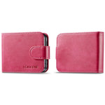 LC.IMEEKE til Samsung Galaxy Z Flip7 FE 5G / Z Flip6 5G etui ridsefast læder+PC kalvestruktur stander telefoncover