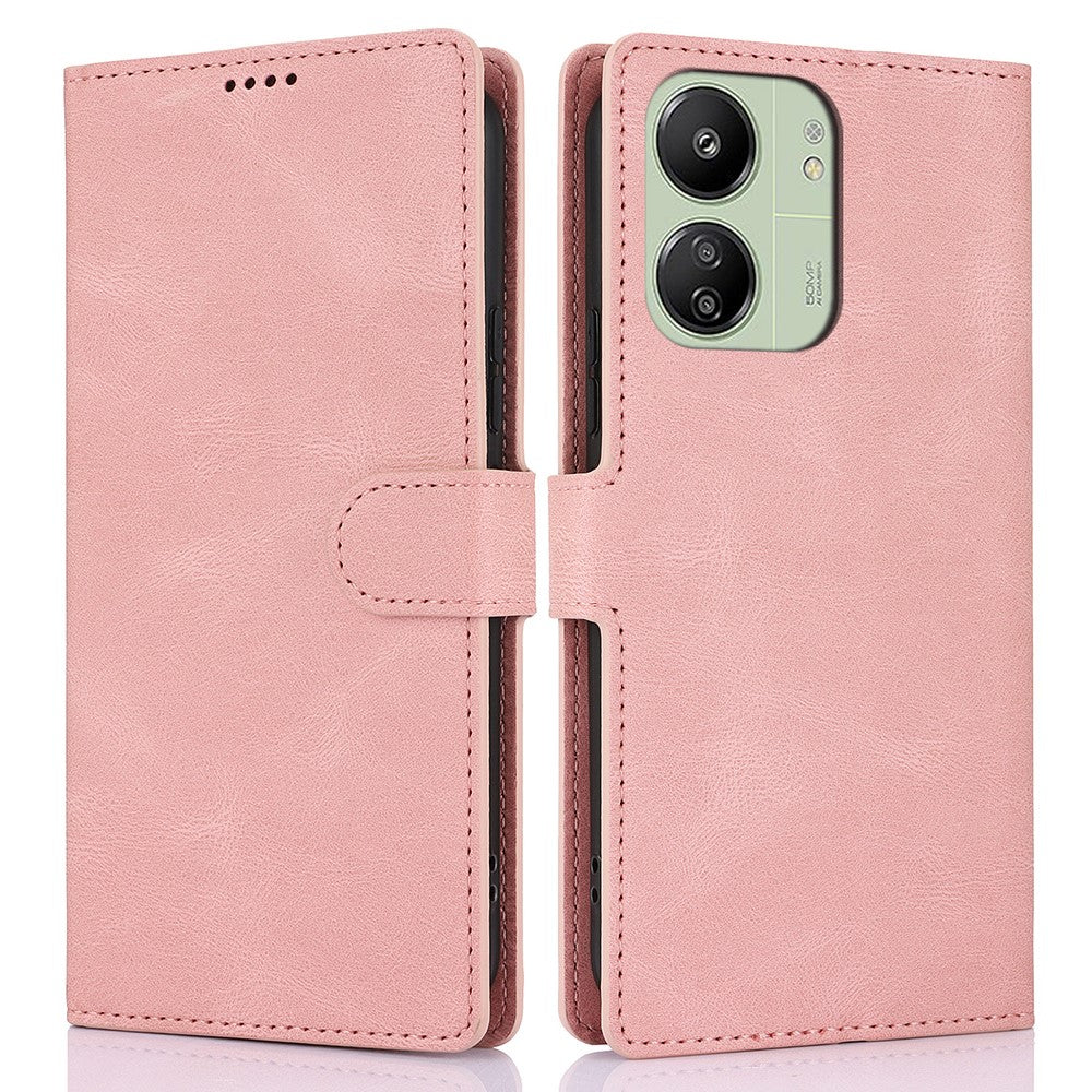 For Xiaomi Redmi 13C 4G / 5G / 13R 5G / Poco M6 5G / Poco C65 4G Phone Cases Shockproof Leather Flip Cover