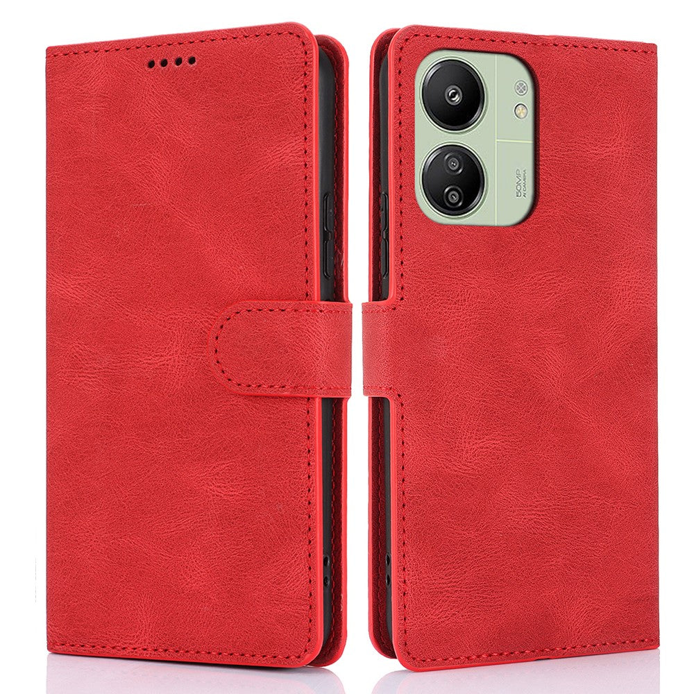 For Xiaomi Redmi 13C 4G / 5G / 13R 5G / Poco M6 5G / Poco C65 4G Phone Cases Shockproof Leather Flip Cover