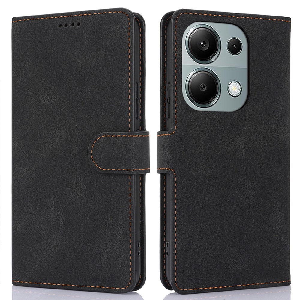 For Xiaomi Redmi Note 13 4G Wallet Cases Anti-Drop Leather Phone Cover