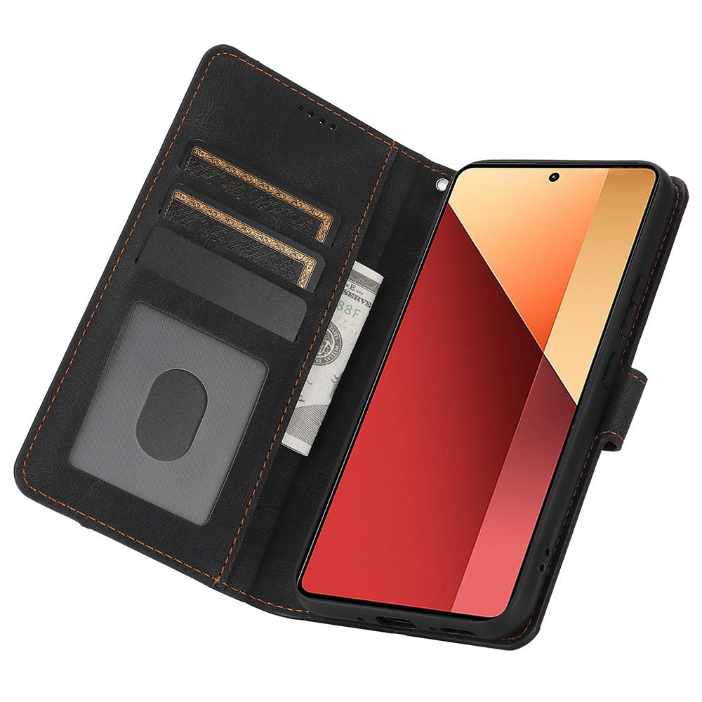 For Xiaomi Redmi Note 13 Pro 4G / Poco M6 Pro 4G Case Magnetic Clasp Card Holder Stand Phone Shell