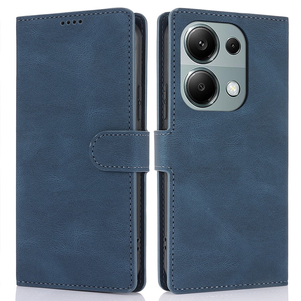 For Xiaomi Redmi Note 13 Pro 4G / Poco M6 Pro 4G Case Magnetic Clasp Card Holder Stand Phone Shell