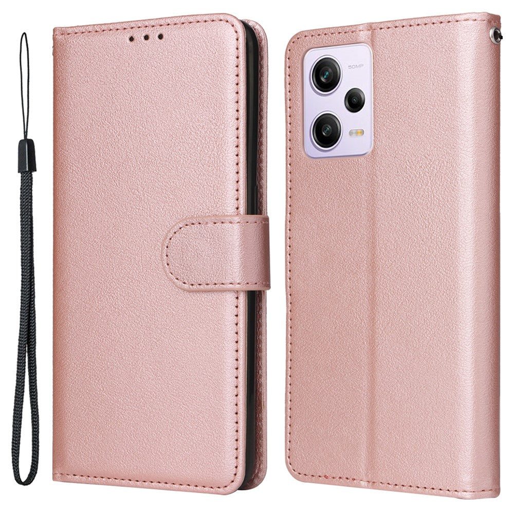 For Xiaomi Redmi Note 12 Pro 5G / Redmi Note 12 Pro Speed 5G / Poco X5 Pro 5G Wallet Case Leather Scratch-proof Stand Cover