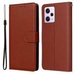 For Xiaomi Redmi Note 12 Pro 5G / Redmi Note 12 Pro Speed 5G / Poco X5 Pro 5G Wallet Case Leather Scratch-proof Stand Cover