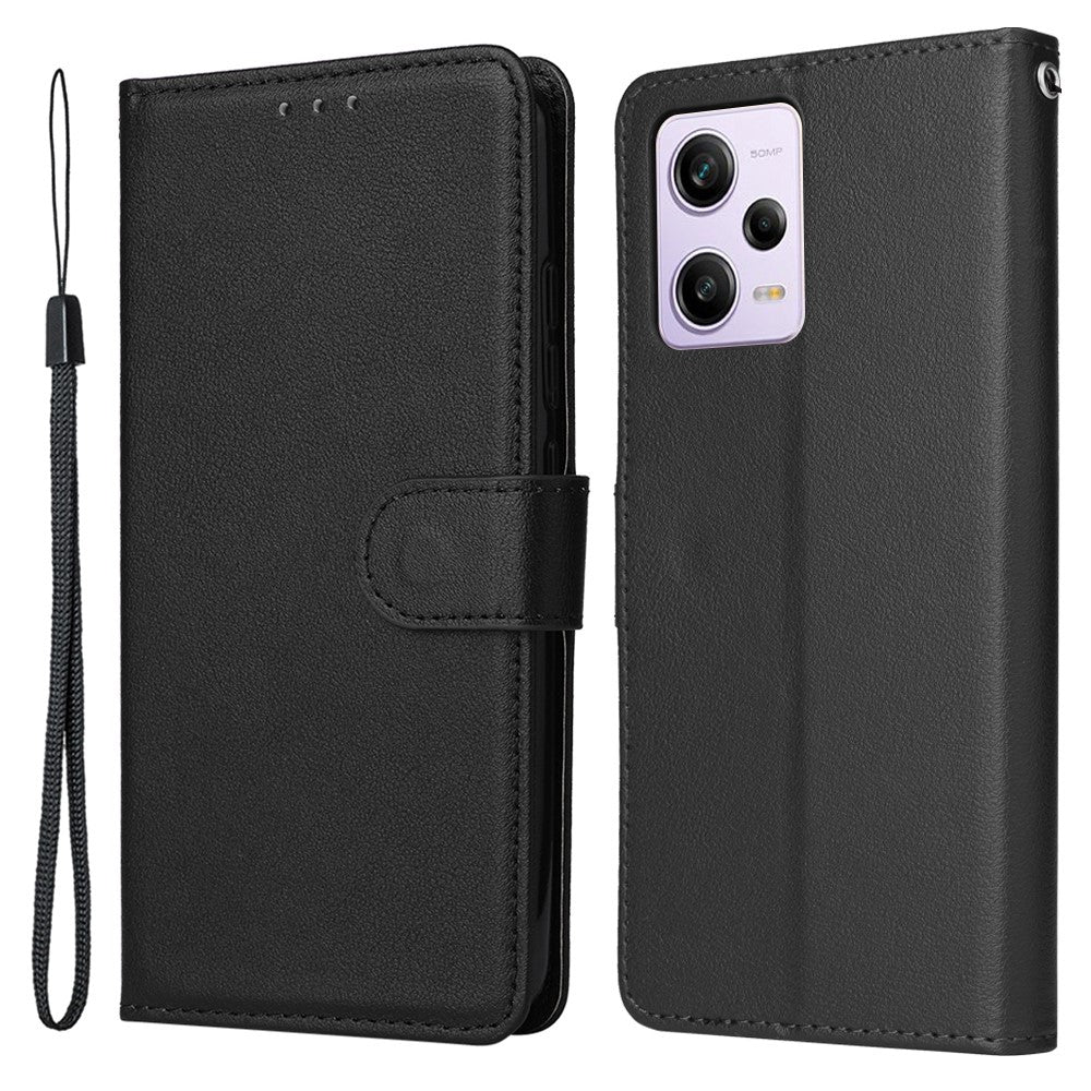 For Xiaomi Redmi Note 12 Pro 5G / Redmi Note 12 Pro Speed 5G / Poco X5 Pro 5G Wallet Case Leather Scratch-proof Stand Cover