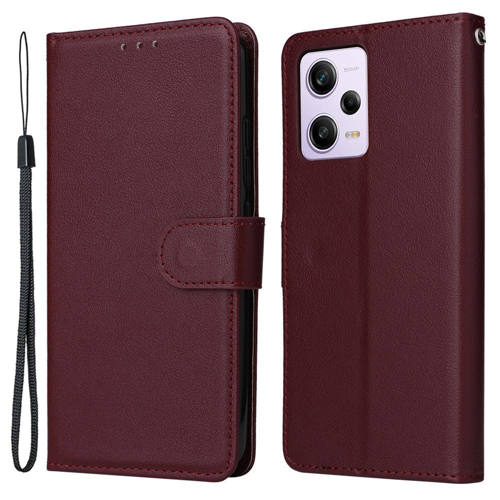 Xiaomi Redmi Note 12 Pro 5G / Redmi Note 12 Pro Speed 5G / Poco X5 Pro 5G Plånboksfodral Läder Reptåligt Stativfodral