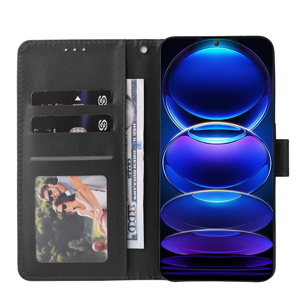 For Xiaomi Redmi Note 12 5G (Global) (India) (China) / Poco X5 5G Phone Case PU Leather Wallet Stand Cover