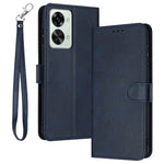 For Oneplus Nord 2T 5G Case PU Leather Stand Wallet Smartphone Cover with Strap