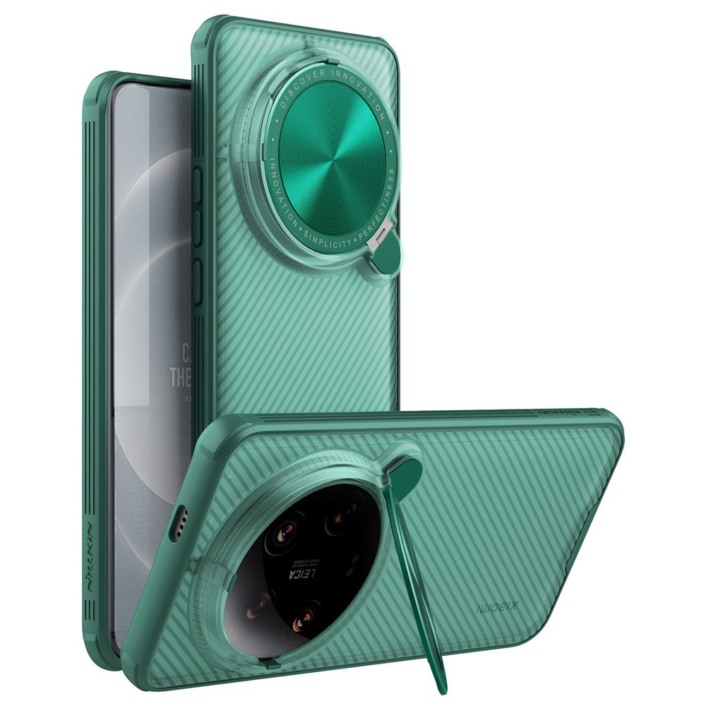 NILLKIN Camshield Prop Series (Clear Version) for Xiaomi 14 Ultra Case PC+TPU+Metal Phone Cover