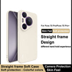 IMAK UC-4-serien för Huawei Pura 70 Pro / Pura 70 Pro+ TPU-skal med rak kant och skyddsfodral