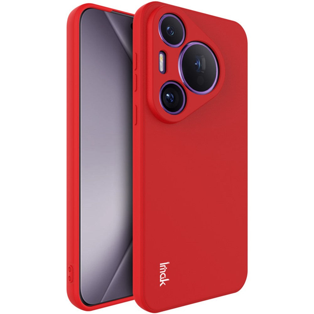 IMAK UC-4-serien för Huawei Pura 70 Pro / Pura 70 Pro+ TPU-skal med rak kant och skyddsfodral
