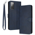 For Samsung Galaxy S20 FE / S20 FE 5G / S20 FE 2022 / S20 Lite Calf Texture Phone Stand Cover Mobile Accessories