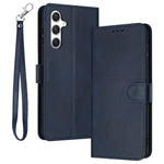 For Samsung Galaxy A15 5G / 4G PU Leather Phone Stand Case Calf Texture Wallet Phone Cover