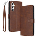 For Samsung Galaxy A15 5G / 4G PU Leather Phone Stand Case Calf Texture Wallet Phone Cover