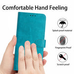 For Samsung Galaxy A52 4G / A52 5G / A52s 5G Case Strap Design Calf Texture Phone Cover