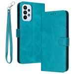 For Samsung Galaxy A32 4G (EU Version) Case Solid Color Flip Stand Leather Cover Cell Phone Accessories