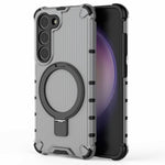 For Samsung Galaxy S23 Case PC+TPU Phone Shell Ring Kickstand Cover Magnetic Case