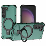 For Samsung Galaxy S23 Case PC+TPU Phone Shell Ring Kickstand Cover Magnetic Case