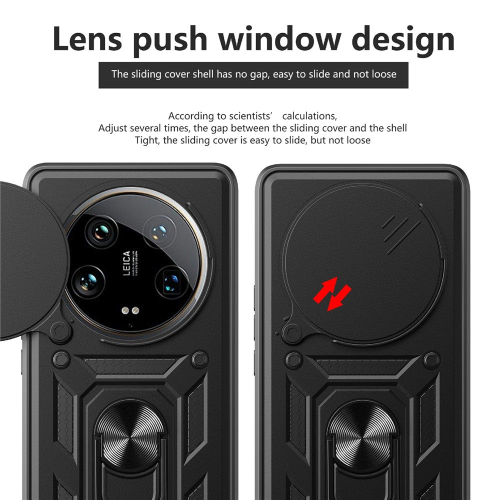 For Xiaomi 14 Ultra Phone Cover Camera Protection Bump Proof PC+TPU Back Case