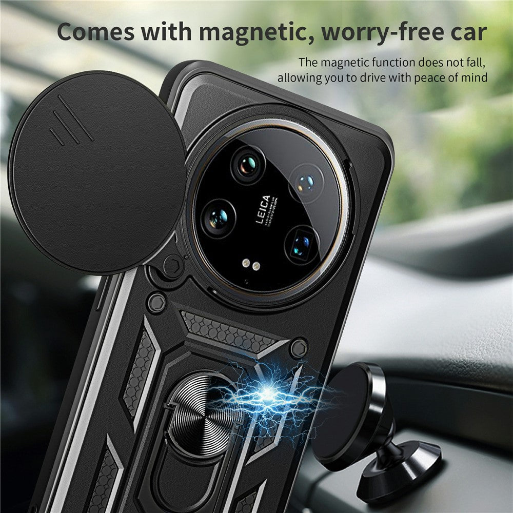 For Xiaomi 14 Ultra Phone Cover Camera Protection Bump Proof PC+TPU Back Case