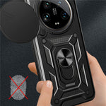 For Xiaomi 14 Ultra Phone Cover Camera Protection Bump Proof PC+TPU Back Case