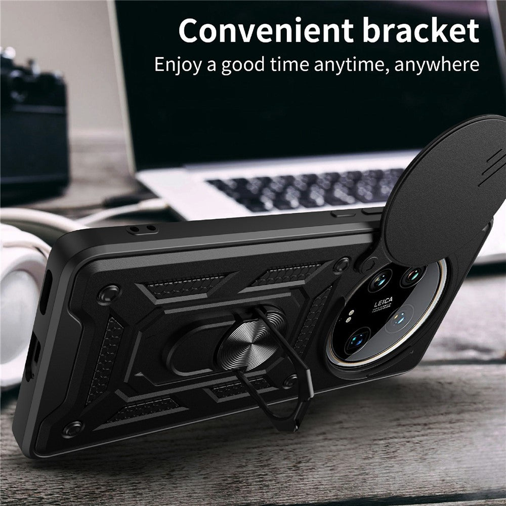For Xiaomi 14 Ultra Phone Cover Camera Protection Bump Proof PC+TPU Back Case