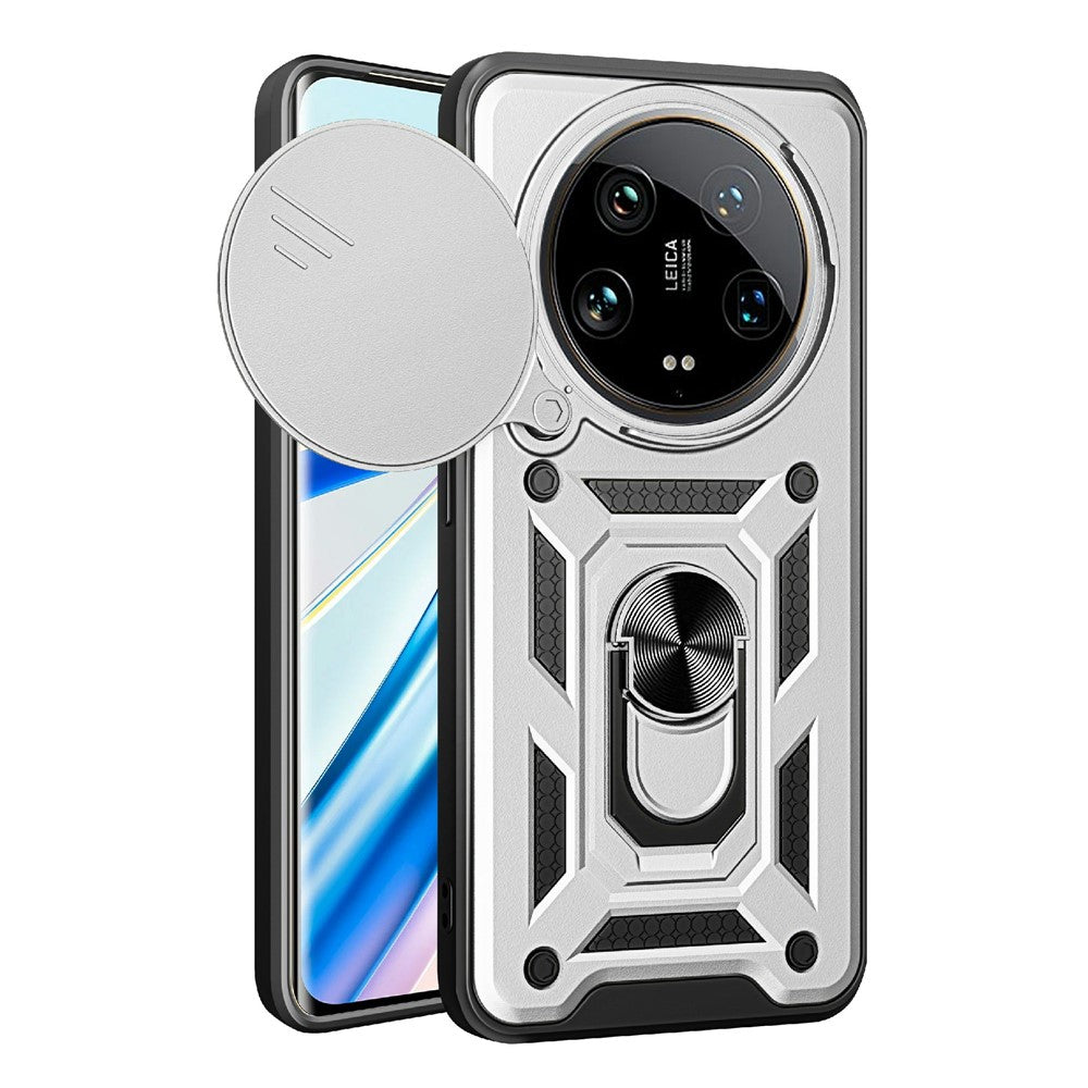For Xiaomi 14 Ultra Phone Cover Camera Protection Bump Proof PC+TPU Back Case