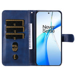 OnePlus Nord CE4 5G / Oppo K12 Skal Kalvstruktur PU-läder Blixtlåsficka Plånboksfodral