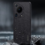 For Huawei Pura 70 Ultra Cases Wood Texture PU+PC+TPU Phone Cover