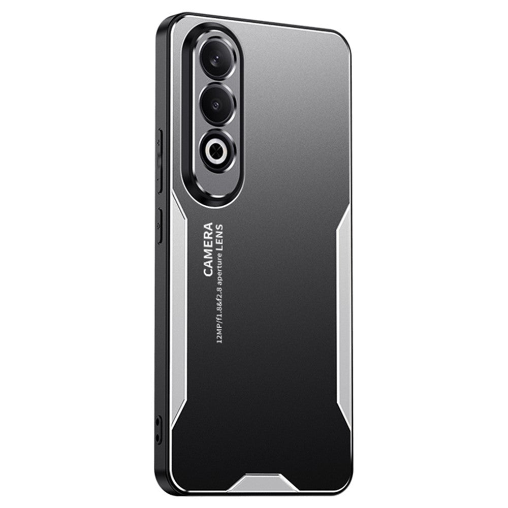For Oppo K12 Case Anti-Drop Aluminum Alloy+PC+TPU Mobile Phone Cover