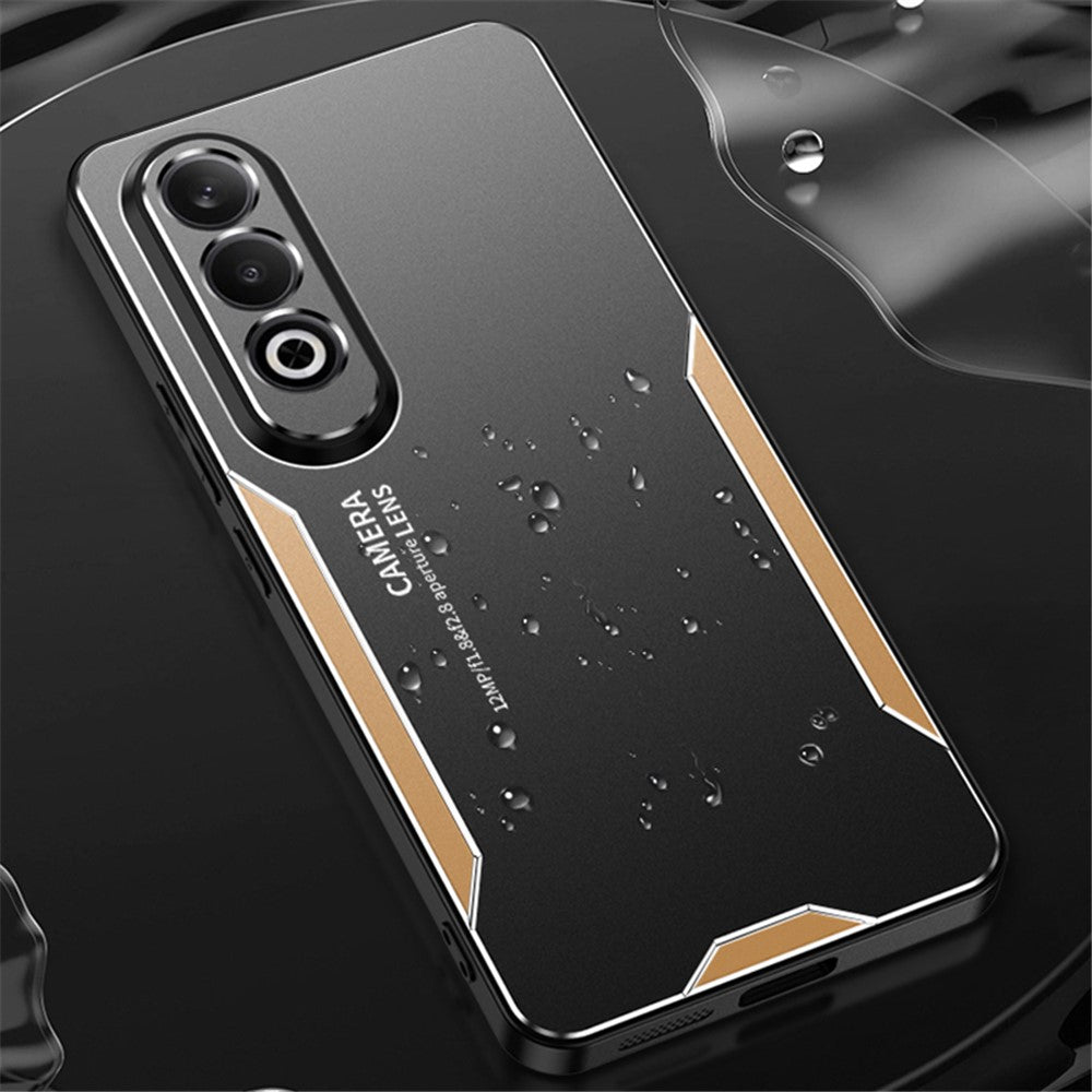 For Oppo K12 Case Anti-Drop Aluminum Alloy+PC+TPU Mobile Phone Cover