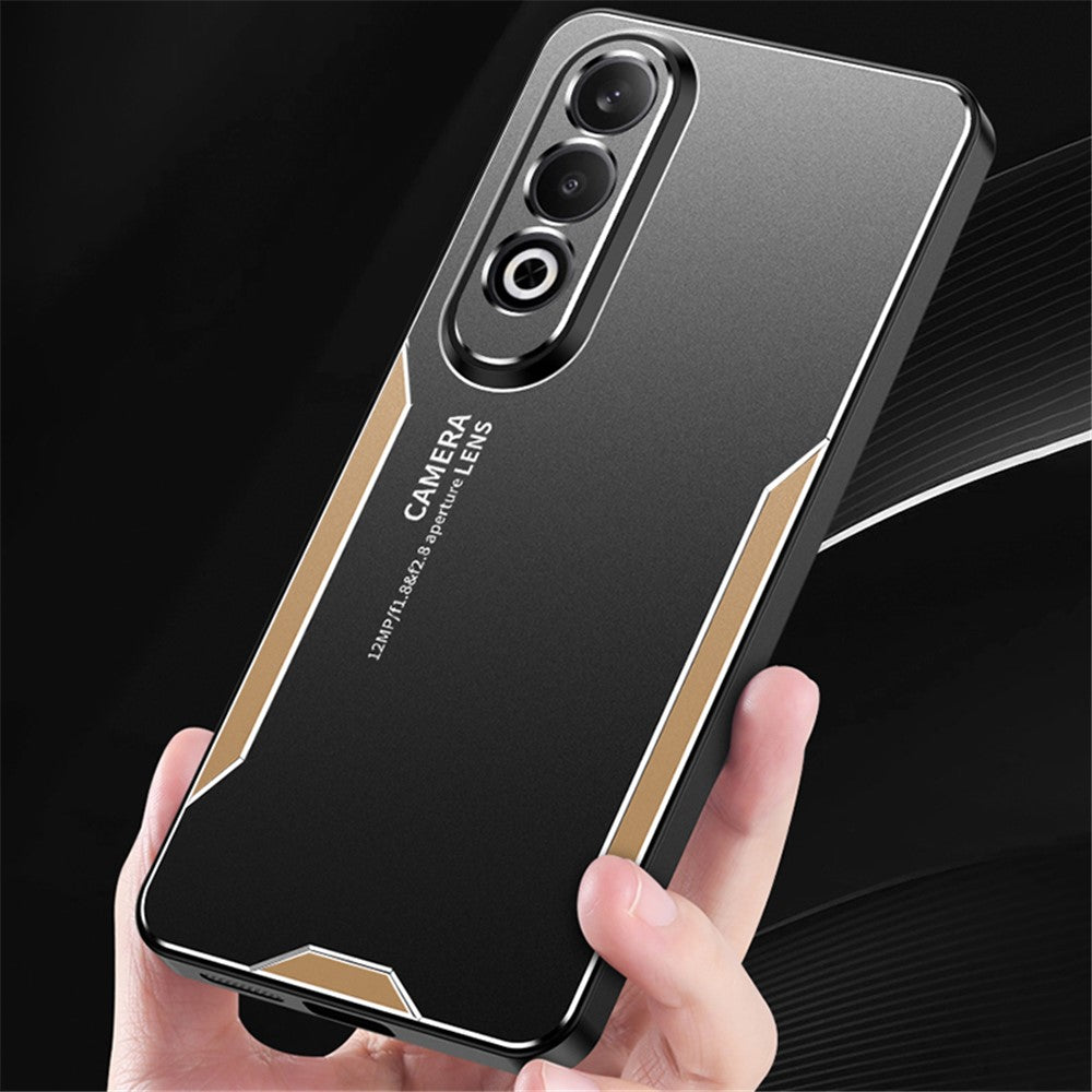 For Oppo K12 Case Anti-Drop Aluminum Alloy+PC+TPU Mobile Phone Cover
