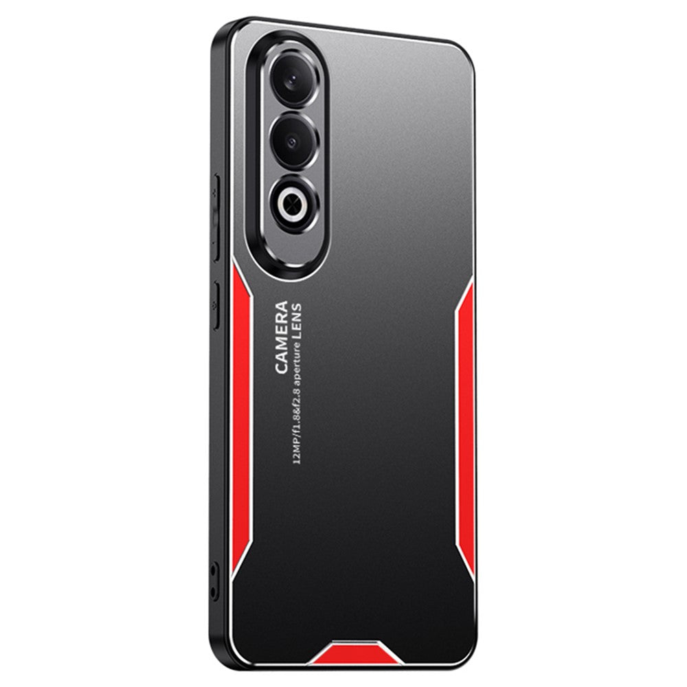 For Oppo K12 Case Anti-Drop Aluminum Alloy+PC+TPU Mobile Phone Cover