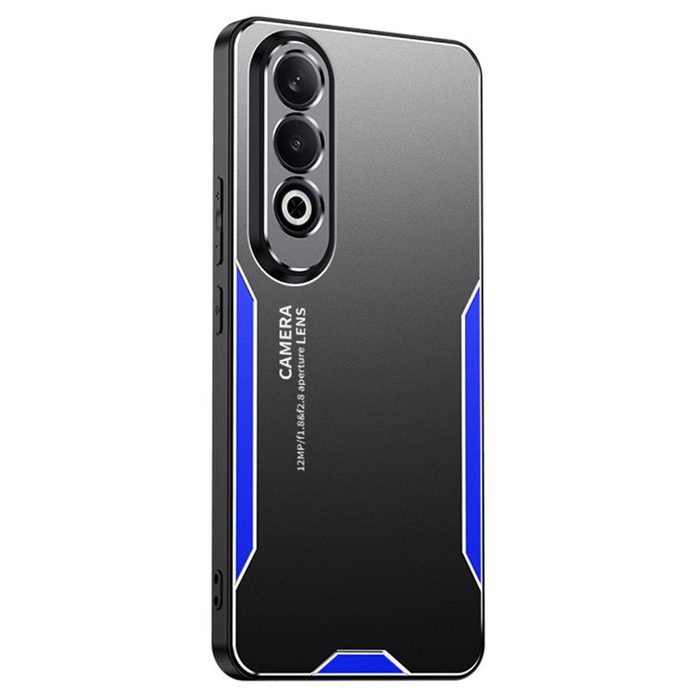 For Oppo K12 Case Anti-Drop Aluminum Alloy+PC+TPU Mobile Phone Cover