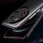 For Xiaomi 14 Ultra  Phone Bumper Case Anti-Drop Metal Frame Shell with Camera Rear Lens Cover