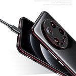 For Xiaomi 14 Ultra  Phone Bumper Case Anti-Drop Metal Frame Shell with Camera Rear Lens Cover