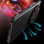 For Xiaomi 14 Ultra  Phone Bumper Case Anti-Drop Metal Frame Shell with Camera Rear Lens Cover