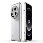 For Xiaomi 14 Ultra  Phone Bumper Case Anti-Drop Metal Frame Shell with Camera Rear Lens Cover