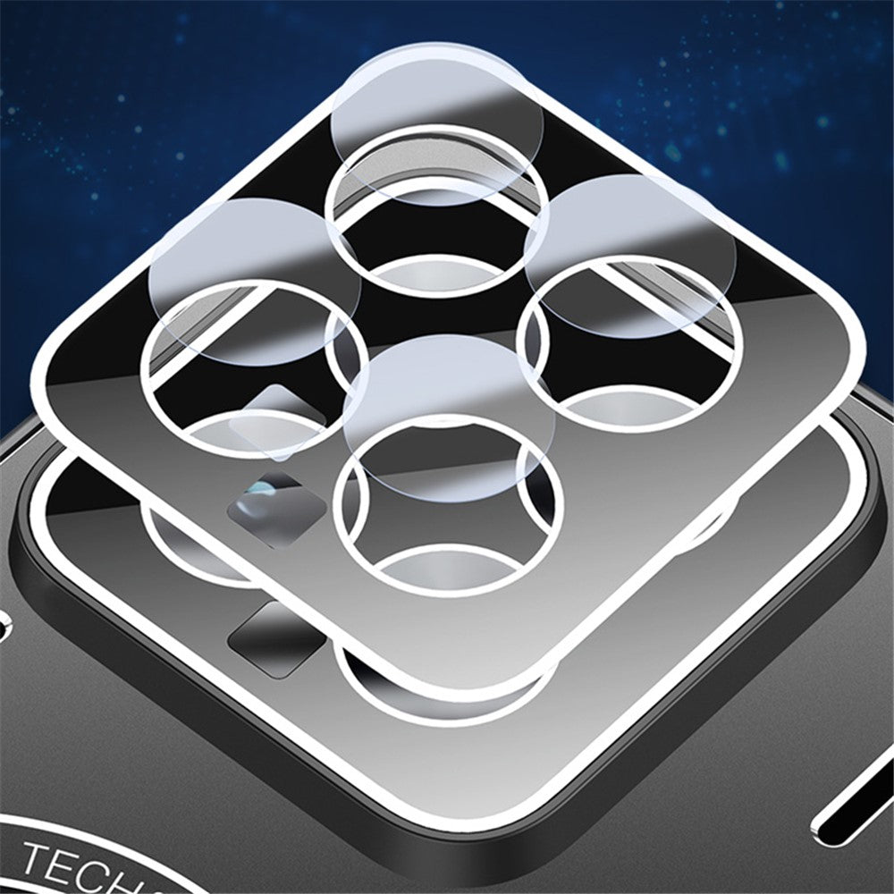 For Xiaomi 14 Pro Magnetic Case TPU Frame+Metal Back Phone Cover Built-In Lens Film