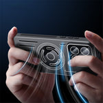 For Xiaomi 14 Pro Magnetic Case TPU Frame+Metal Back Phone Cover Built-In Lens Film