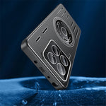 For Xiaomi 14 Pro Magnetic Case TPU Frame+Metal Back Phone Cover Built-In Lens Film