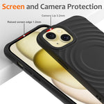 Skal för iPhone 13, kompatibelt med Magsafe Ripple Texture Liquid Silicone Soft Phone Cover