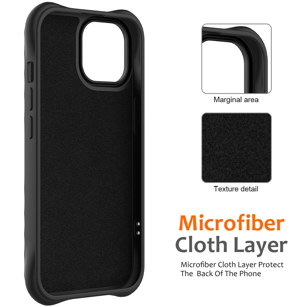 Skal för iPhone 13, kompatibelt med Magsafe Ripple Texture Liquid Silicone Soft Phone Cover